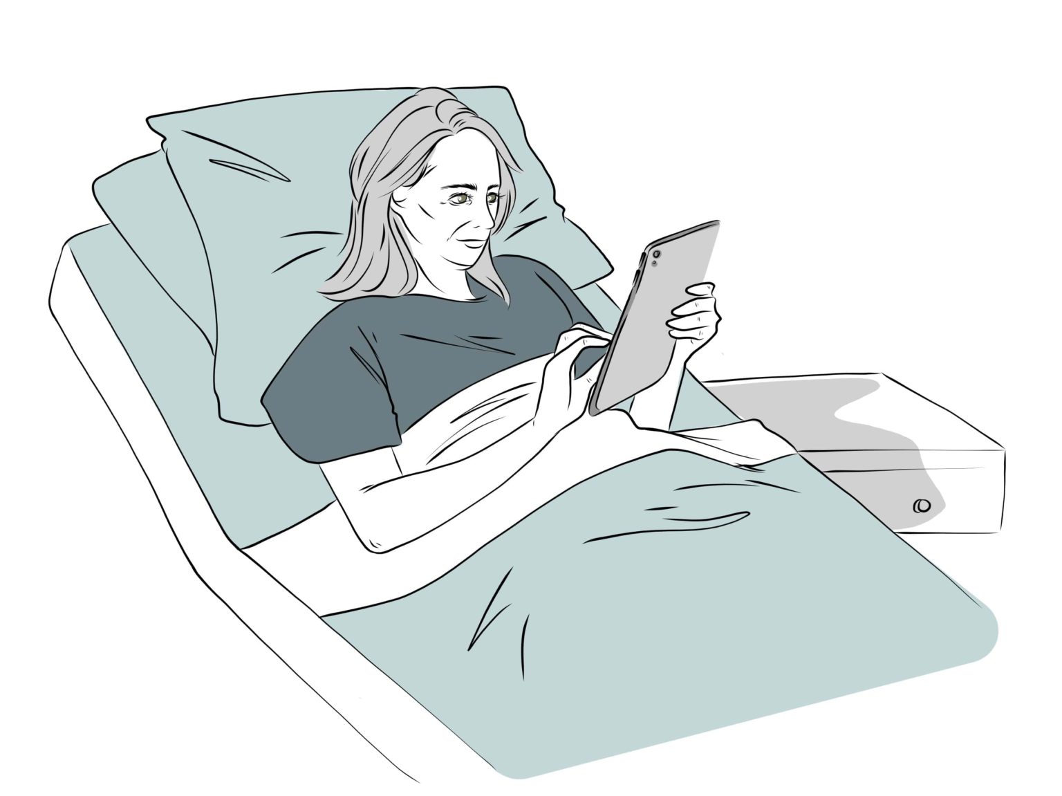 Følg fysisk aktivitet på sengebordtabletten