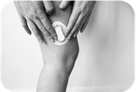 Patch placed on the thigh