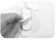 Sensor placed inside patch pocket