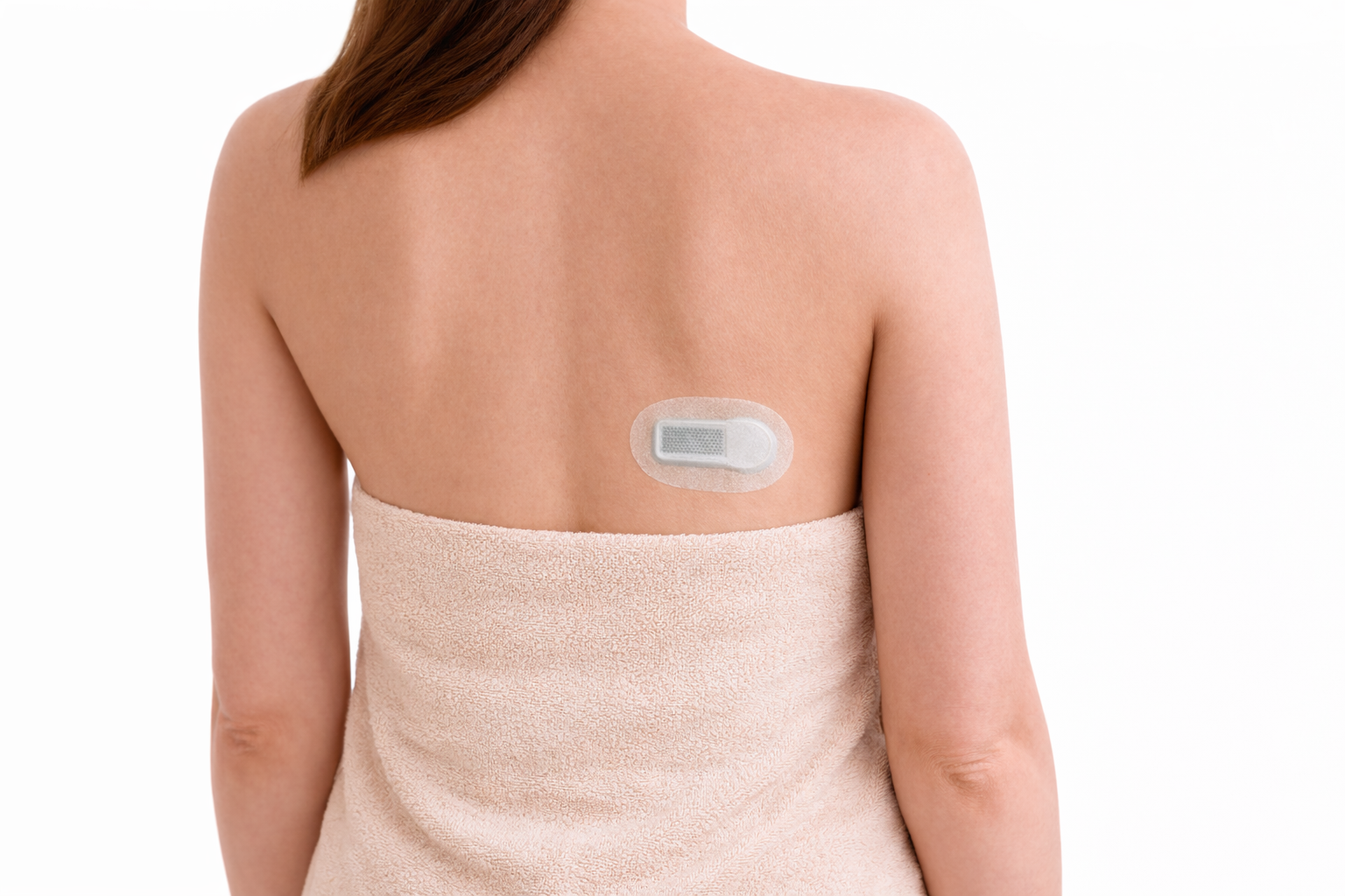 Placement of B patch on the back