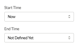 Monitor period selection